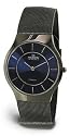 Skagen Men's Titanium Black Mesh Watch #233LTMN