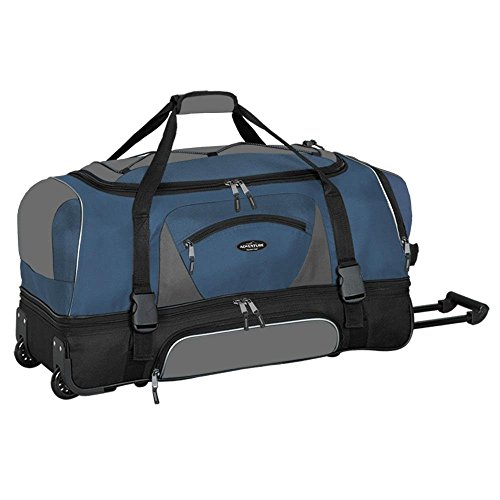 Traveler's Club Adventure 36 inch 2-section Drop Bottom Rolling Duffel Bag