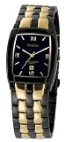 Armitron Men's Black and Gold-Tone Watch #201923BKIT