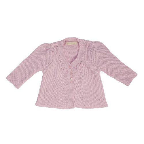 Toffee Moon Pale Pink Cotton A Line Cardigan