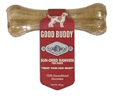 Castor & Pollux Good Buddy Sun-Dried Rawhide for Dogs 4.5-Inch Bones (Pack of 24)