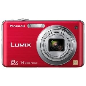 Panasonic Lumix DMC-FH20 14.1 MP Digital Camera with 8x Optical Image Stabilized Zoom and 2.7-Inch LCD (Red)
