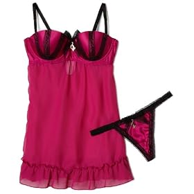 Buy Baby Phat Ladies Sexy Molded Cup Babydoll Thong Set