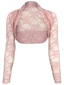 Long Sleeve Womens Lace Shrug Size 8 - 12