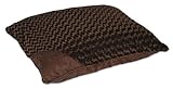 Petmate Deluxe Swirl Plush Bed, Espresso, 27 By 36 Inches