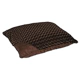 Petmate Deluxe Swirl Plush Bed, Espresso, 27 By 36 Inches
