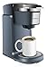 Mixpresso Single Cup Coffee Maker | Personal, Single Serve Coffee Brewer Machine, Compatible With K-Cups | Quick Brew Technology, Programmable Features, One Touch Function (Dark Grey)