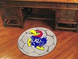 Kansas Jayhawks Small Soccer Ball Rug