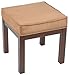 Kitchen & Housewares : Global Distinctions PC112105BRN Square Micro Suede Four Leg Bench, Brown