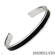 MORELLATO BRACCIALE Collection Majestic Bracelet Made in Black Leather and Stainless steel. Total item weight 19.8g Length 7in