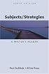 Subjects/Strategies: A Writer's Reader