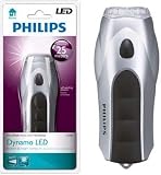 Philips SFL6000 Eco Friendly Wind-up Dynamo LED Pocket Torch, Features; Lightweight Shockproof Design, Wrist Strap, Powerful 25 Metre Beam, 11 Lumens, Never Needs Batteries!