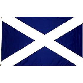 Scotland St. Andrews Cross Flag Polyester 3 ft. x 5 ft.