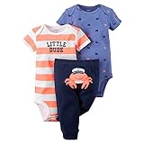 カーターズ Carter's ボディスーツ & パンツ 便利な3点セット 綿100% 3-Piece Bodysuit & Pant Set 12M (72-78cm)
