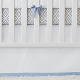 Serena & Lily Basics Crib Skirt, Chambray