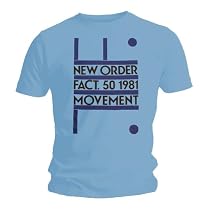 Bravado  New Order - Movement - Blue - Mens t-shirt  Blue