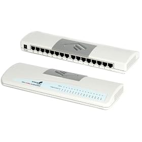 16PORT 10/100BTX RJ45 Enet Network Switch