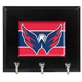 Washington Capitals NHL Wood Keyhook Rack