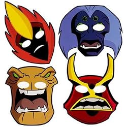 Ben 10 Masks 8ct