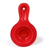 PreserveMeasuringCupsDry,Red,Setof4
