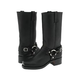 FRYE Boots 12R Belted Harness Motorcycle 10.5 Mens Black by FRYE