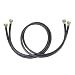 Whirlpool 8212656RP 10-Feet Black Rubber Washer Inlet Hose, 2 Pack