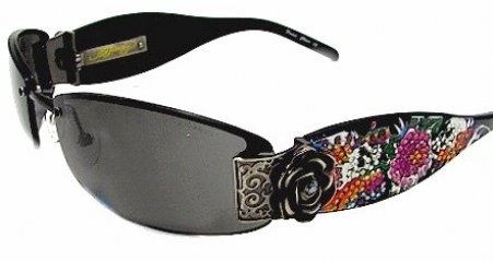 ED HARDY EHS 020 BLACK Sunglasses