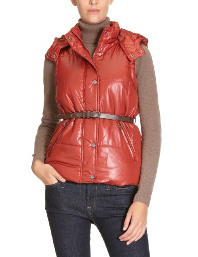 ONLY Damen Weste 15057880, Gr. 36 (S), Rot (ROSEWOOD) Preisvergleich