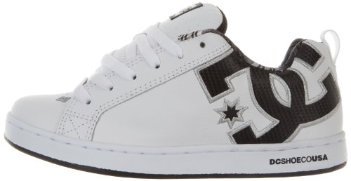 DC - Womens Court Graffik S W Cupsole Shoe, UK: 3 UK, White/M Silver