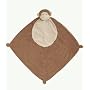 Chenille Dark Brown Monkey Security Blankie