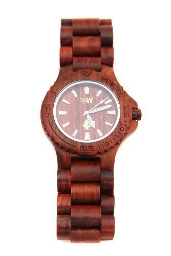 WEWOOD Date Brown Wood Watch