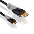 Mini HDMI Stecker (Typ C) auf HDMI Stecker (Typ A) | 5m (Meter) CSL - vergoldetes (High Speed) Mini HDMI Kabel 1.4 a mit ECHT 3D & Ethernet Unterst�tzung | geeignet f�r Full HD / HD Ready / 3D | 1080p | 2160p