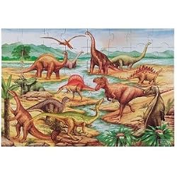 MELISSA & DOUG DINOSAURS 48 PCS FLOOR PUZZLE