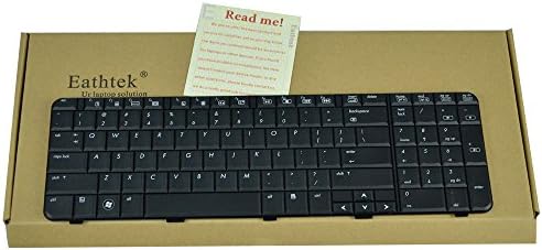 Eathtek New Laptop Keyboard for HP Compaq G71-340US G71-445US G71-442NR G71-343US G71-441NR series Black US Layout, Compatible with part# 517627-001 532809-001