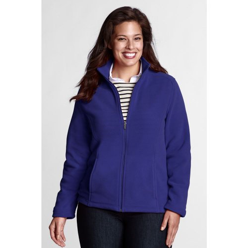 Lands' End Women's Plus Size Polartec Aircore 100 Jacket
