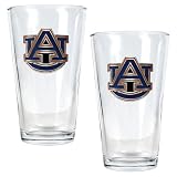 Auburn Tigers 2pc Pint Ale Glass Set NCAA College Athletics