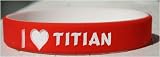 I Love Titian Custom Wristband