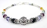 Sterling Silver Gemstone Bracelets: Chakra Balancing Crystal Healing Metaphysical Properties Spiritual Jewelry