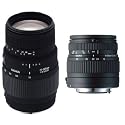Sigma 18-50mm f/3.5-5.6 DC & 70-300mm f/4-5.6 Macro DG AF Zoom Lens Kit for Canon EOS Digital Rebel XT, XTi, XS, XSi, T1i, 10D, 20D, 30D, 40D, & 50D Digital SLR Cameras