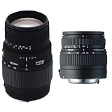 Sigma 18-50mm f/3.5-5.6 DC & 70-300mm f/4-5.6 Macro DG AF Zoom Lens Kit for Canon EOS Digital Rebel XT, XTi, XS, XSi, T1i, 10D, 20D, 30D, 40D, & 50D Digital SLR Cameras