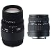Sigma 18-50mm f/3.5-5.6 DC & 70-300mm f/4-5.6 Macro DG AF Zoom Lens Kit for Canon EOS EF & EF-S Mount Digital SLR Camera