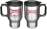 Arkansas Razorbacks Stainless Steel Travel Mug (Set of 2)