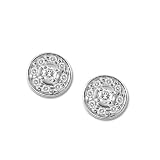 Search : 14K White Gold Diamond Silhouette Elements Earring