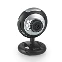 TeckNet USB Webcam Camera, 5 MegaPixel, 5G Lens, Built in Microphone & 6 LED