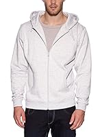 Urban Classics Sudadera con Cierre (Gris Claro)