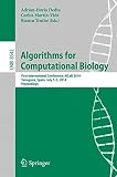 Algorithms for computational biology : first International Conference, AlCoB 2014, Tarragona, Spain, July 1-3, 2014, proceedings
