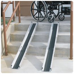 5' Telescoping Wheelchair Ramp with Carry Bag Ramp - Model 563459