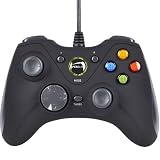 -PC Manette Analogique Vibrante USB - Style Xbox 360 - Noire - 8 Boutons - Windows 7 Vista XP et 2000