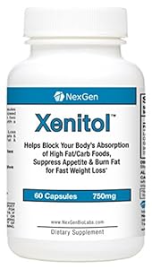 Xenitol - Dual Action Fat & Carbohydrate Intercepting Weight Loss Aid! World's Most Powerful Formula that Blocks the Body's Absorption of Fats & Carbohydrates Consumed from Food While Burning Body Fat & Suppressing Appetite!