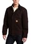 Carhartt Men's Sandstone Dearborn Jacket, Dark Brown, Medium